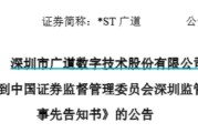 爻卦在线顶格重罚！*ST广道实控人被终身市场禁入