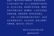 爻卦在线重庆一司机因持续鸣笛引发争执 强行驶离致1人死亡4人受伤